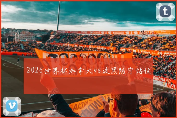 2026世界杯加拿大vs波黑防守站位