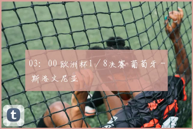 03：00 欧洲杯1／8决赛 葡萄牙 - 斯洛文尼亚